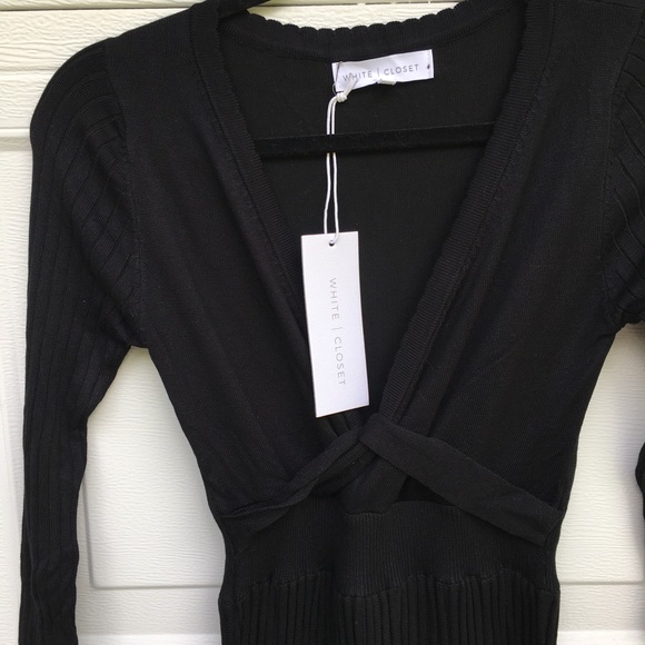NWT WHITE CLOSET KNIT DRESS SIZE S/M - Picture 2 of 16